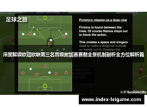 深度解读欧冠欧联第三名晋级附加赛赛制全景机制剖析全方位解析篇 深度解读欧冠欧联第三名晋级附加赛赛制全景机制剖析全方位解析篇